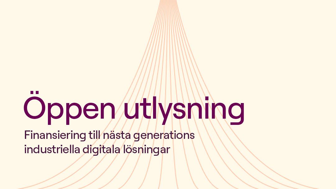 Illustration med texten öppen utlysning
