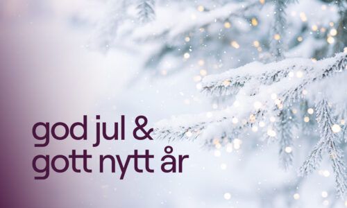 Illustrativ God jul och Gott nytt år