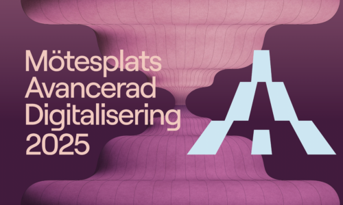 Illustrativ bild med texten Mötesplats Avancerad Digitalisering 2025